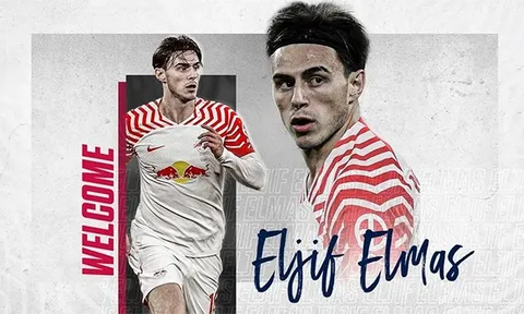 CHÍNH THỨC! RB Leipzig hoàn tất thương vụ Eljif Elmas