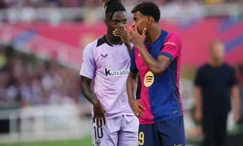 5 điểm nhấn Barcelona 2-1 Athletic Club: Khác biệt Lamine Yamal; Laporta và Nico Williams bị la ó