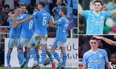 Alvarez thăng hoa, Man City hủy diệt đối thủ ở CK Club World Cup