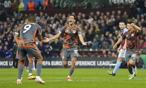 Aston Villa thua ê chề, tấm vé lịch sử chung kết Conference League