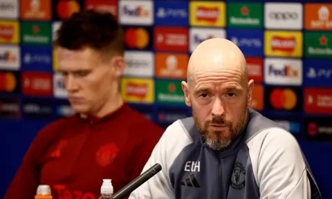Bị loại ở Champions League, Ten Hag nói gì với các cầu thủ MU?