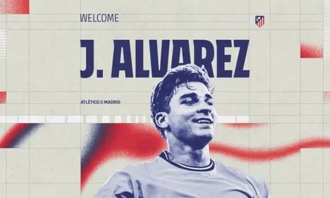 CHÍNH THỨC! Bom tấn Julian Alvarez đã nổ, giá kỷ lục 95 triệu euro tới Atletico