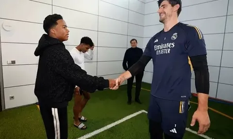 Endrick xuất hiện tại Real Madrid