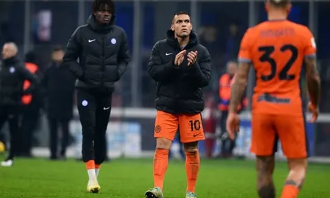Inter Milan “méo mặt” vì chấn thương của Lautaro Martinez