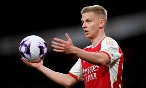 Arsenal ra giá bán Oleksandr Zinchenko