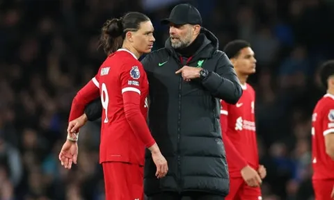 Jurgen Klopp bênh vực Darwin Nunez