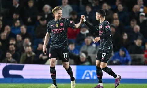 Kevin De Bruyne: Phil Foden đã ở một đẳng cấp khác