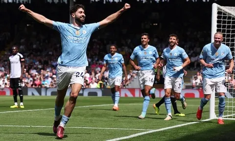 Hủy diệt Fulham, Man City chiếm lại ngôi đầu