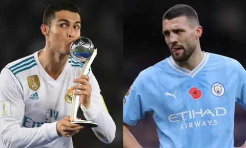Ronaldo sắp bị tiền vệ của Man City vượt mặt