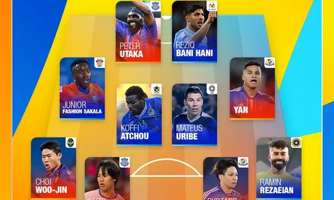 Sao Hà Nội FC lọt vào đội hình tiêu biểu châu Á