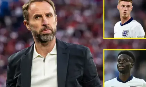 Southgate lý giải sự khác biệt giữa Saka và Palmer