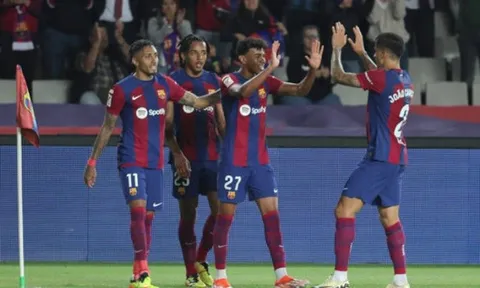 Thắng cách biệt, Barca giành lại vị trí thứ 2