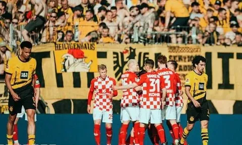 Thua thảm Mainz 05, Dortmund yên vị với vị trí thứ 5 chung cuộc