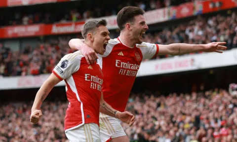 TRỰC TIẾP Arsenal 3-0 Bournemouth (KT): Rice chốt hạ trận đấu