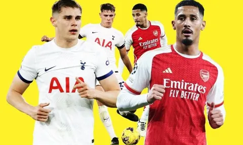 Van de Ven và Saliba: Chìa khóa của Derby bắc London
