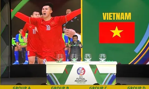 Việt Nam chung bảng với Trung Quốc và Thái Lan ở giải châu Á