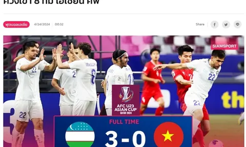 Báo Thái lên tiếng về thất bại của U23 Việt Nam