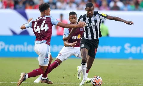 Newcastle và Aston Villa rượt đuổi nghẹt thở ở trận cầu 6 bàn