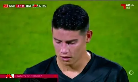 James Rodriguez có màn ra mắt đội bóng mới thảm họa
