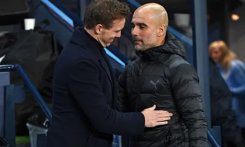 Nagelsmann: "Trước trận đấu với M.U, Pep đã đến đại bản doanh của chúng tôi"