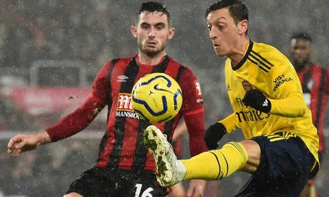 Điểm nhấn Bournemouth 1-1 Arsenal: Ozil hồi sinh; Dấu ấn của Arteta