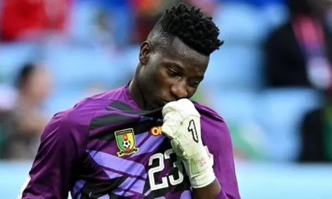 Onana mắc lỗi trước Mane, HLV Cameroon lên tiếng