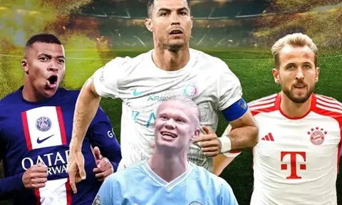 10 cầu thủ ghi bàn nhiều nhất năm 2023: Ronaldo, Kane, Haaland lọt top