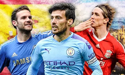 10 cầu thủ Tây Ban Nha xuất sắc nhất trong lịch sử Premier League