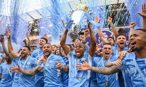 10 con số ngày Man City vô địch: Điên rồ Guardiola; Buồn của Arsenal