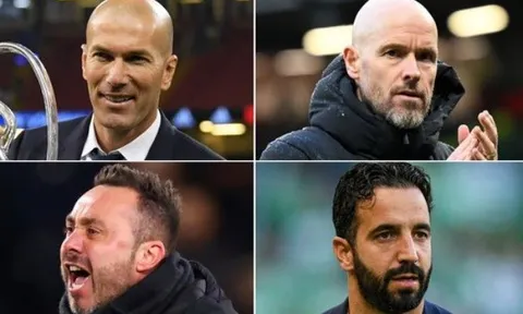 10 ƯCV hàng đầu thay thế Ten Hag: Zidane xếp thứ 5