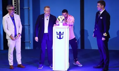 Messi giới thiệu siêu tàu du lịch lớn nhất thế giới