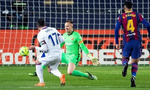Messi vắng mặt, Barca hòa bạc nhược Eibar