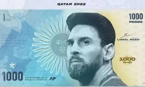 Rõ vụ Argentina in tiền có hình Messi