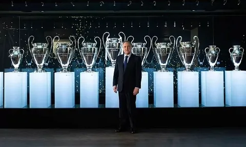 Florentino Perez sánh ngang Santiago Bernabeu