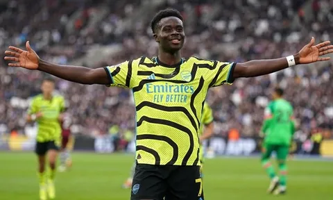 Bukayo Saka chia sẻ mục tiêu mới của bản thân