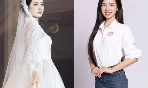 Cô gái đo nhân trắc học lâu nhất Hoa hậu Việt Nam: Từng bị Kiều Duy "đánh bại", nhan sắc hiện tại mới ngỡ ngàng