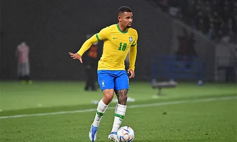 Gabriel Jesus "tịt ngòi” trên tuyển khiến CĐV Arsenal lo lắng