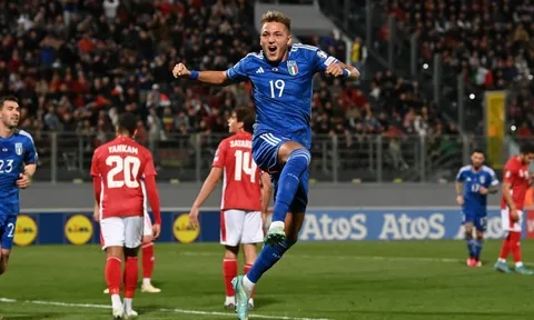 Tuyển Ý giành 3 điểm đầu tiên ở vòng loại EURO 2024
