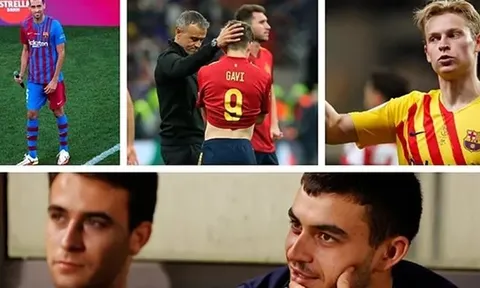 2 bộ mặt của các tiền vệ Barca