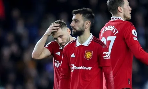 2 thống kê cho thấy Man Utd xuống dốc thảm hại