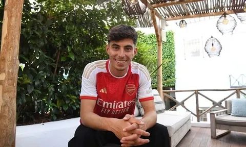 3 cách sắp xếp đội hình Arsenal với Rice và Havertz
