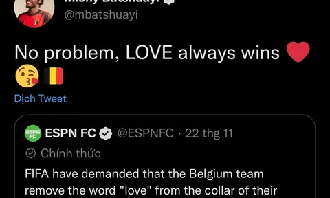 Batshuayi thách thức FIFA
