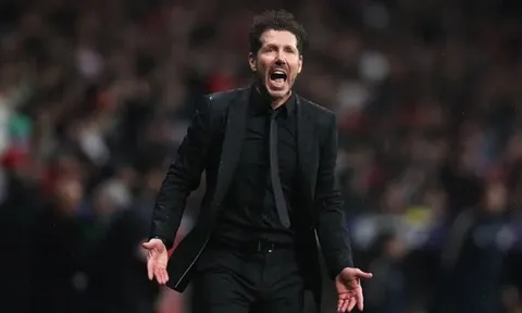 Diego Simeone thất vọng vì học trò thi nhau bỏ lỡ cơ hội