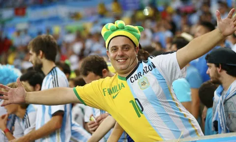 33% CĐV Brazil ủng hộ Argentina vô địch World Cup