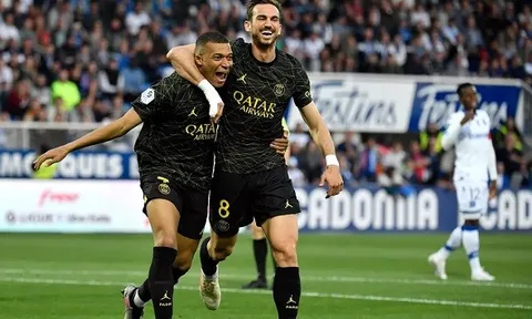 Mbappe lập cú đúp, PSG sắp vô địch Ligue 1