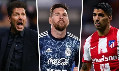 Simeone có ý định lôi kéo Messi về Atletico Madrid