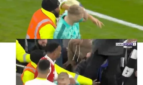 Thất bại đau đớn, cầu thủ và CĐV Tottenham tấn công Ramsdale