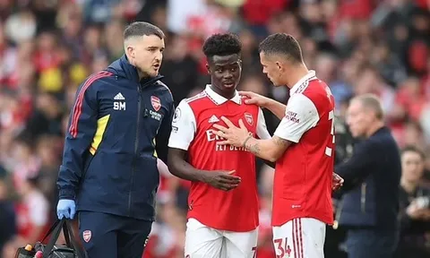 Arsenal báo tin quan trọng về Saka cho ĐT Anh