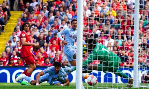 Bị Villa cầm hòa, Liverpool 99% chia tay giấc mơ Champions League
