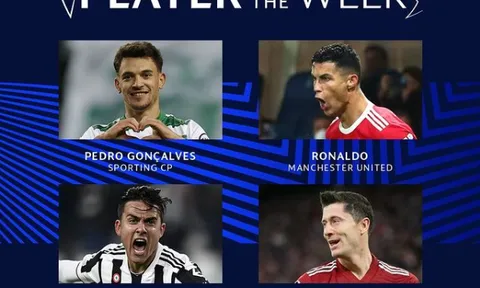 4 đề cử Cầu thủ xuất sắc nhất lượt 4 vòng bảng Champions League